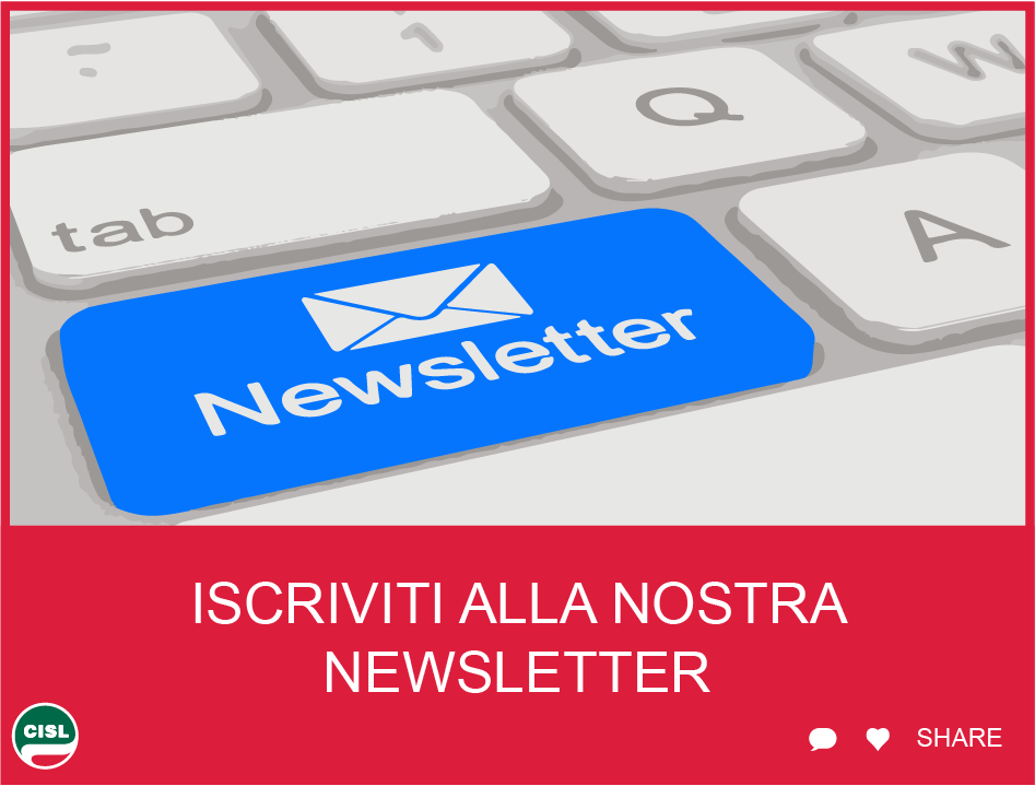 Iscrivit alla newsletter della Ciscl Scuola Roma e Rieti